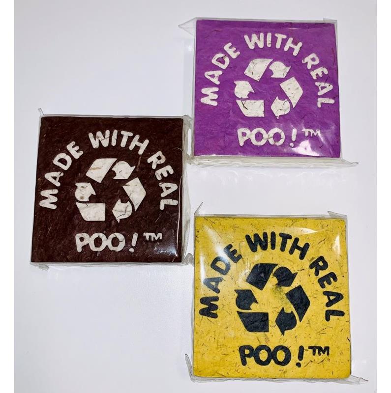 PooPoo Paper Horse Poo Scratch Pad (Assorted Colours)